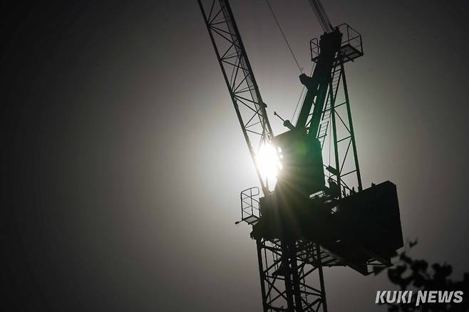 서울의 한 건설현장 모습. 쿠키뉴스 자료사진&nbsp;