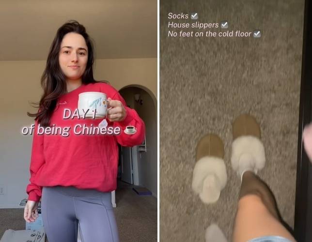 ‘중국인 되기’ 열풍. 틱톡 캡처