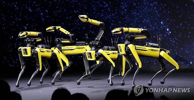 춤추는 로봇개 스팟 [연합뉴스 자료사진]