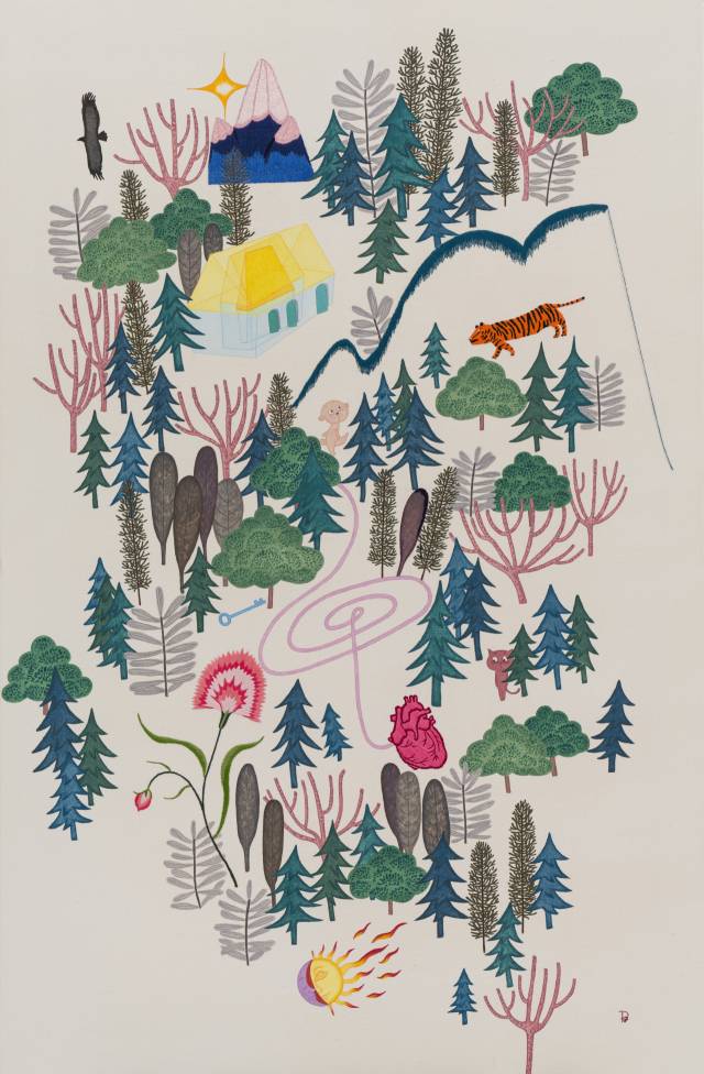 박성수, 숲이 우는 소리 어흥, 2025. 카린 제공