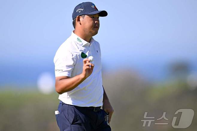 남자 골프 세계 30위에 오른 김시우.  ⓒ AFP=뉴스1