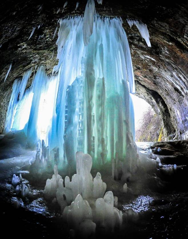 역고드름. 경기도 제공