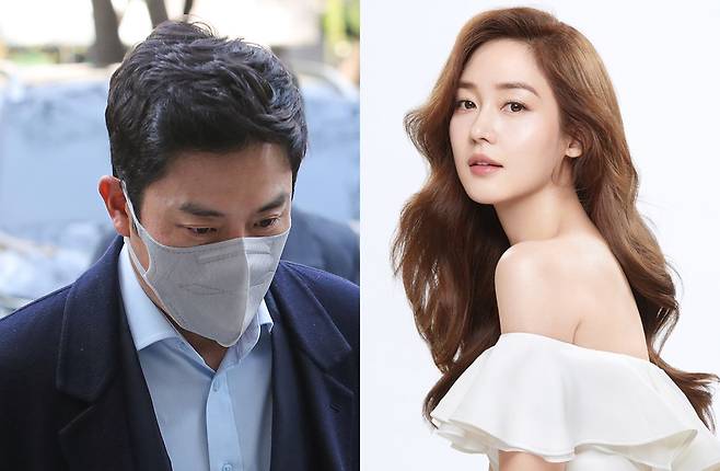 배우 성유리의 남편인 프로골퍼 안성현씨 (뉴시스) / 배우 성유리