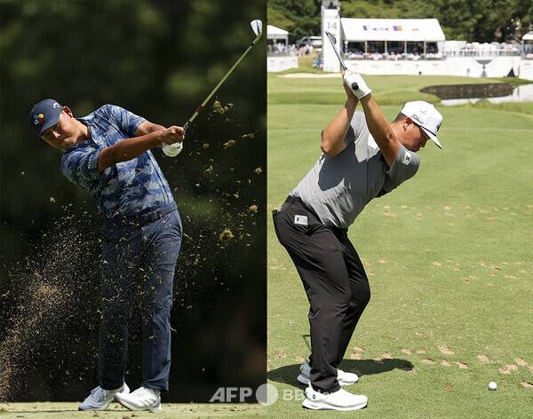 2026년 미국프로골프(PGA) 투어 파머스 인슈어런스 오픈 준우승을 차지한 김시우 프로, 그리고 임성재 프로. 사진제공=ⓒAFPBBNews = News1 (사진을 무단으로 사용하지 마십시오.)