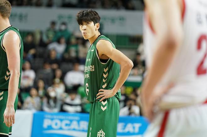 2025 KBL 신인 드래프트에서 1라운드 전체 2순위로 지명된 유망주 이유진. KBL 제공