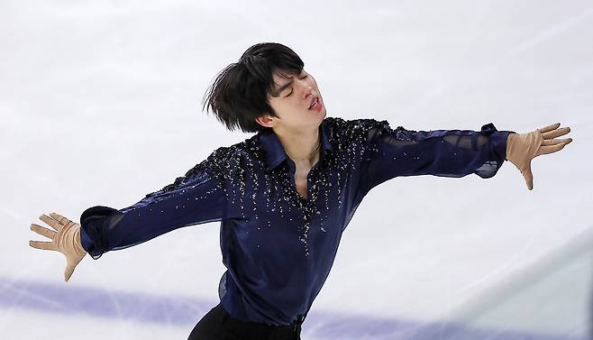 한국 피겨스케이팅의 간판 차준환. 개인 통산 3번째 올림픽에서 메달을 노린다. 뉴스1
