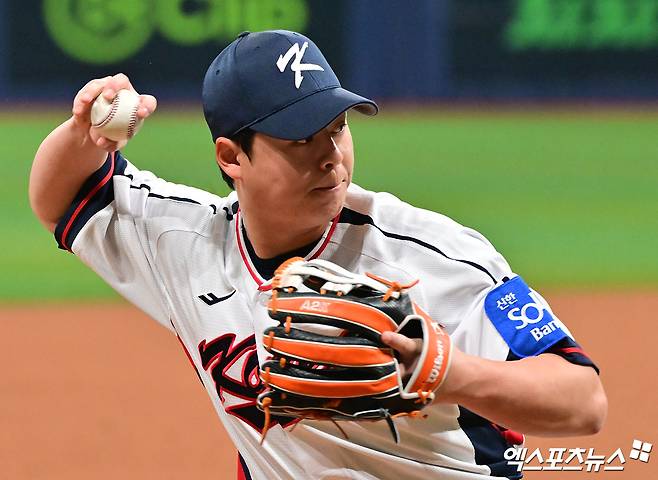 2025시즌 32홈런을 기록, 한화 이글스 통합 준우승을 이끌었던 내야수 노시환. 2026시즌을 마친 뒤 커리어 첫 FA 자격을 취득할 예정이다. 사진 엑스포츠뉴스 DB