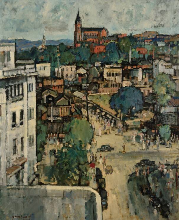 박영선 ‘파리 풍경’/사진=전북은행미술관 제공