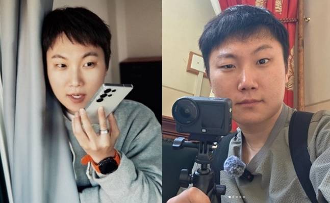 지난해 10kg 감량에 성공한 빠니보틀(왼쪽)은 비만치료제 중단 후 다시 살이 쪘다고(오른쪽) 밝혔다. 사진=빠니보틀 SNS