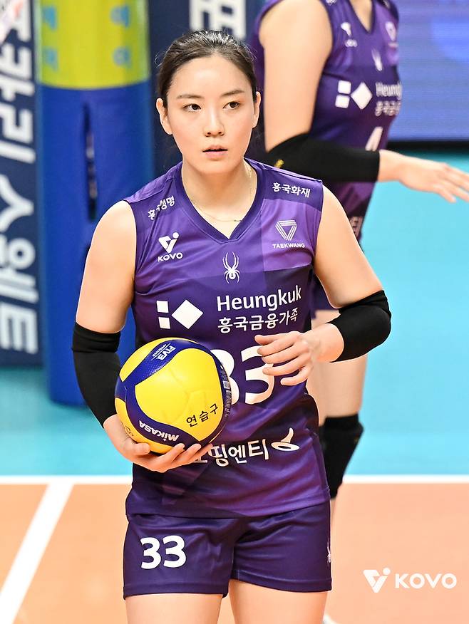 흥국생명 세터 이나연. 제공 | 한국배구연맹