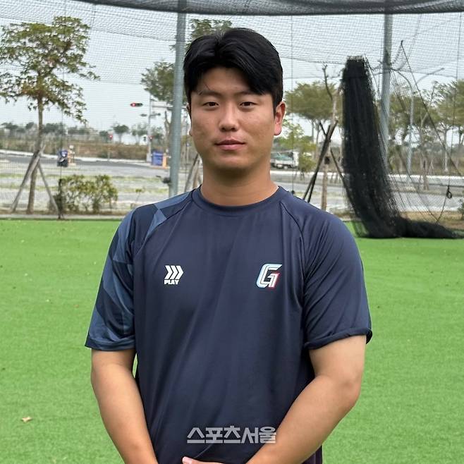 정현수가 인터뷰에 임하고 있다. 타이난 | 박연준 기자 duswns0628@sportsseoul.com