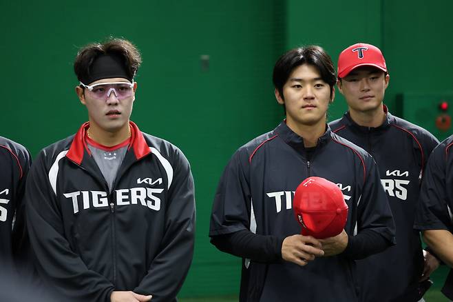 왼쪽부터 KIA 타이거즈 오선우, 김도영, 박민. 사진제공=KIA 타이거즈