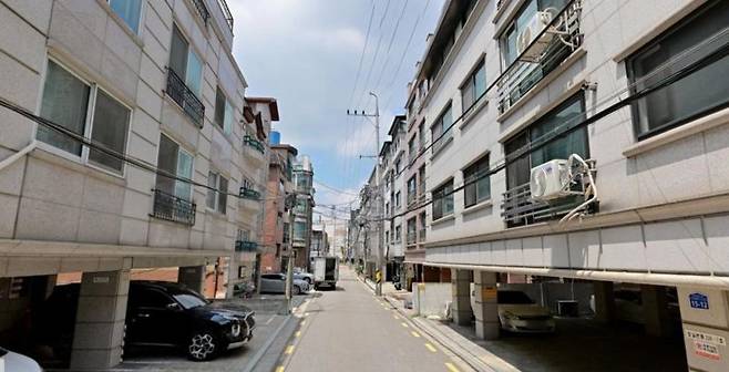 서울 송파구 잠실동 231~241번지 일대 전경 네이버 지도 갈무리