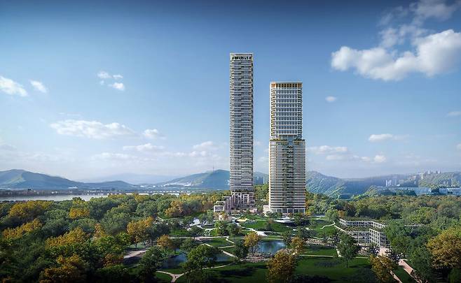 삼표레미콘 부지에 들어설 79층 빌딩. [사진 서울시]