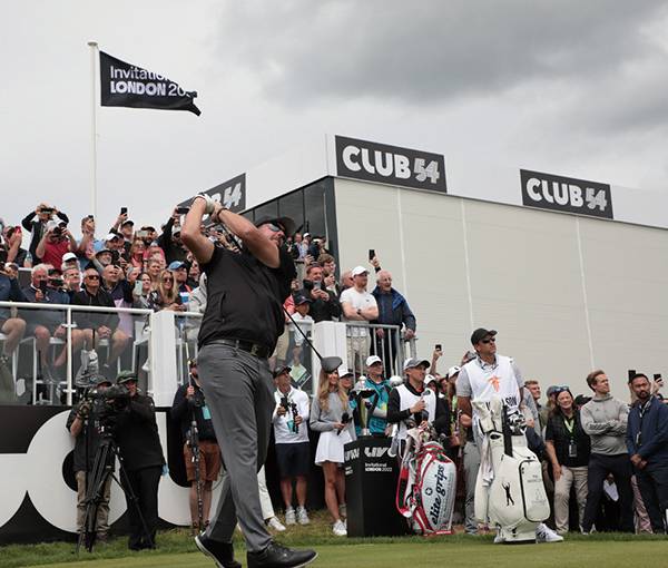 2022년 영국 런던 인근 센추리온 골프클럽에서 열린 LIV골프 인비테이셔널 시리즈 개막전에 참가한 필 미컬슨.(연합뉴스)