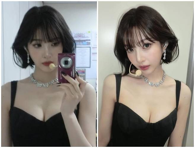 레드벨벳 조이가 극한 다이어트 이후 한층 달라진 비주얼로 시선을 사로잡았다. / 사진 = 조이 SNS