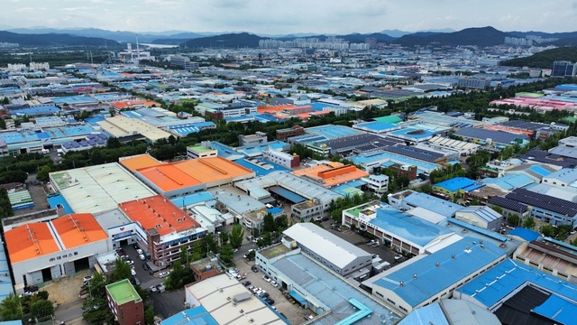 성서산업단지 전경.