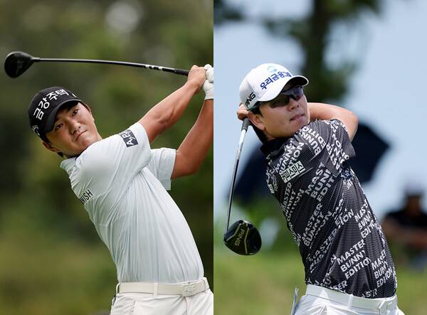 2026년 DP월드투어 카타르 마스터스에 출전하는 옥태훈, 이정환 프로. 사진제공=KPGA (사진을 무단으로 사용하지 마십시오.)