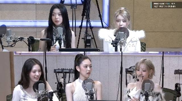 왼쪽 위부터 키야, 하음, 수이, 이솔, 지유(MBC FM4U ‘정오의 희망곡 김신영입니다’ 캡처)