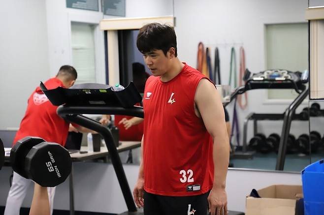 ▲ 김재환의 몸 상태와 타구 속도는 여전히 충분한 경쟁력을 가진 수준으로 기대를 모으고 있다ⓒSSG 랜더스