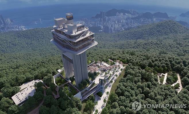 황령산 봉수 전망대 조감도 [대원플러스그룹 제공]