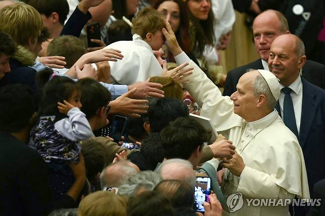 레오14세 교황 [AFP 연합뉴스 자료사진. 재배포 및 DB 금지]