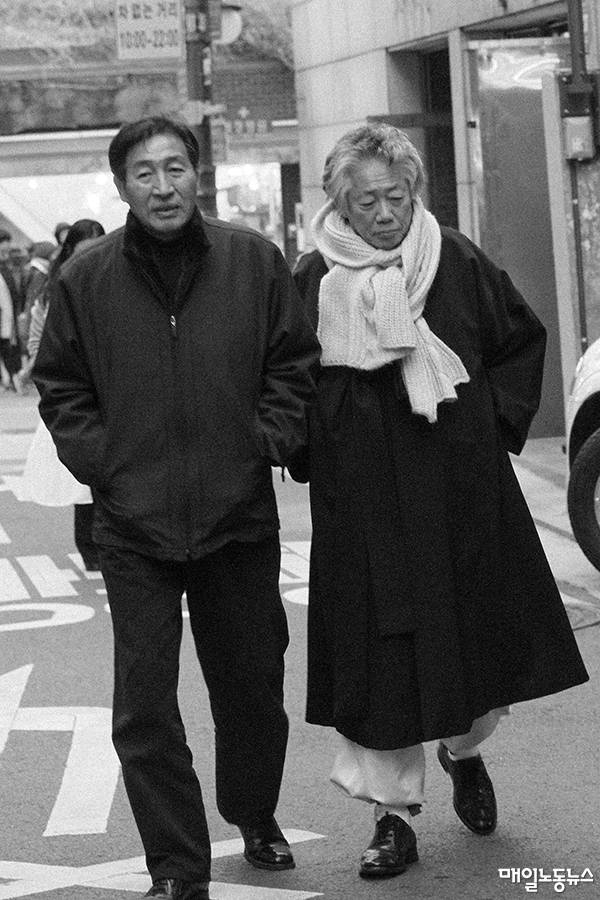 2012년 주재환전시회 가는 길. 채원희