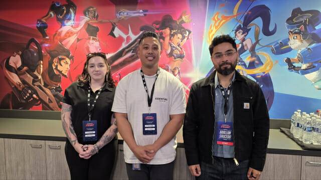 세이디 보이드 UI 아티스트, 제이 바쿠에스 UI/UX 리드, 브랄란 사우세도 게임 프로듀서(사진=지디넷코리아).