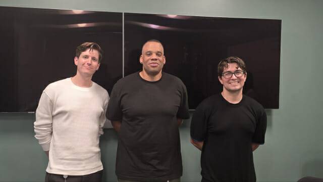 알렉 도슨 어소시에이트 게임 디렉터, 케니 허드슨 수석 영웅 프로듀서, 스콧 케네디 영웅 디자이너(사진=지디넷코리아)