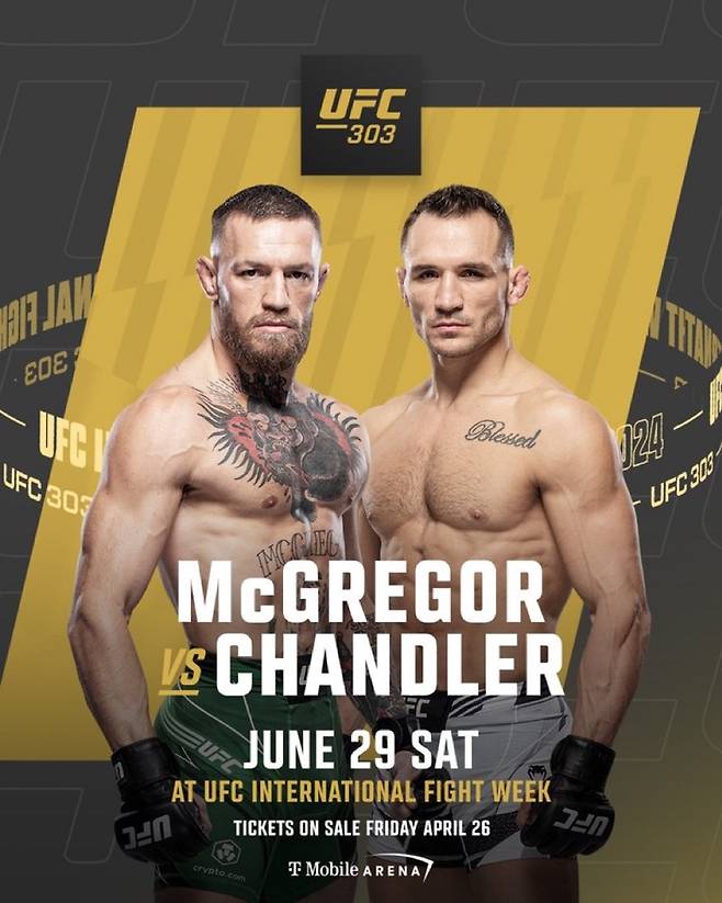 과거 맥그리거와 경기가 잡혔던 챈들러. 사진=UFC X