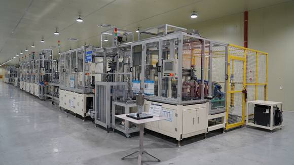 대동기어 1공장에 구축된 클린룸 내 ROTOR SHAFT ASS’Y 생산 설비. [사진=대동기어]