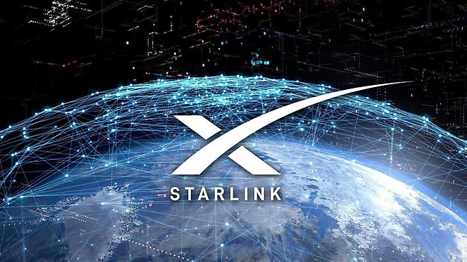 스타링크 위성통신서비스 이미지. 바이두