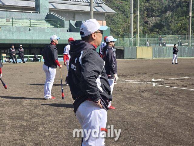 KIA 이범호 감독/아마미오시마(일본)=김진성 기자 kkomag@mydaily.co.kr