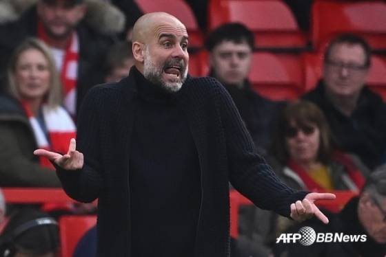 펩 과르디올라 맨시티 감독. /AFPBBNews=뉴스1