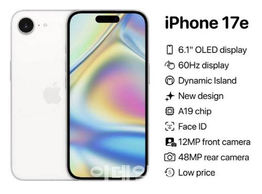 아이폰17e 예상 스펙(사진=아이폰매니아)