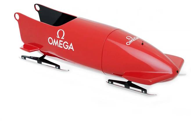 새로 도입되는 봅슬레이 가상 포토피니시를 통해 각 팀의 결승선 통과 시간을 시각적으로 비교할 수 있게 됐다. 사진 오메가