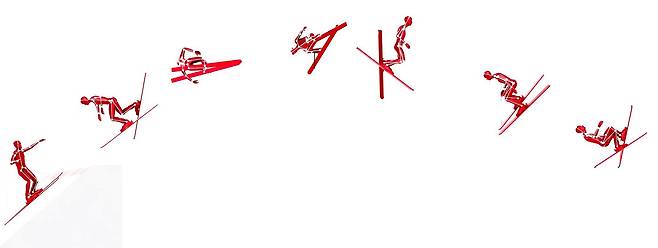 고속 카메라를 활용해 스노보드와 스키 경기 시 선수의 점프를 분석하는 빅 에어 점프 분석. 2026년 새로 도입된 기술로, 선수들은 더는 모션 센서를 착용하지 않아도 된다. 사진 오메가