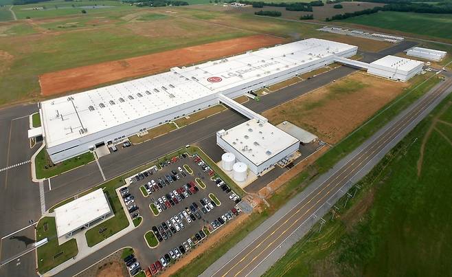 LG전자의 미국 현지 생산 거점인 테네시주 클락스빌 공장 전경. 사진 = 연합뉴스