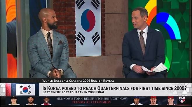 ▲ 김도영에 대해 이야기하는 존 모로시 기자. ⓒMLB 네트워크 캡처