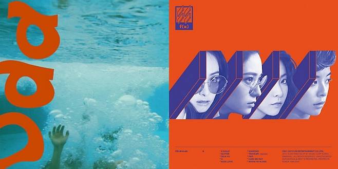 (좌) 샤이니 / (우) 에프엑스 앨범 커버.