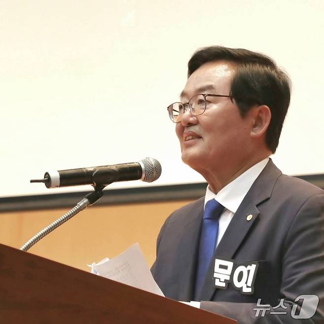 문인 광주 북구청장. 뉴스1 DB