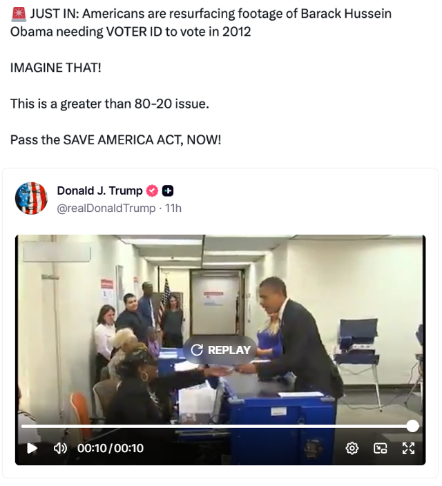 도널드 트럼프 미국 대통령은 5, 6일 사회관계망서비스(SNS) 트루스소셜에 부정선거를 주장하는 취지의 글을 다수 올렸다. 트루스소셜 캡처