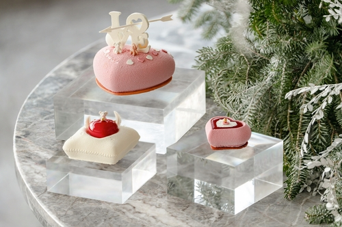 ‘투 마이 발렌타인’ 케이크 3종. 롯데호텔앤리조트