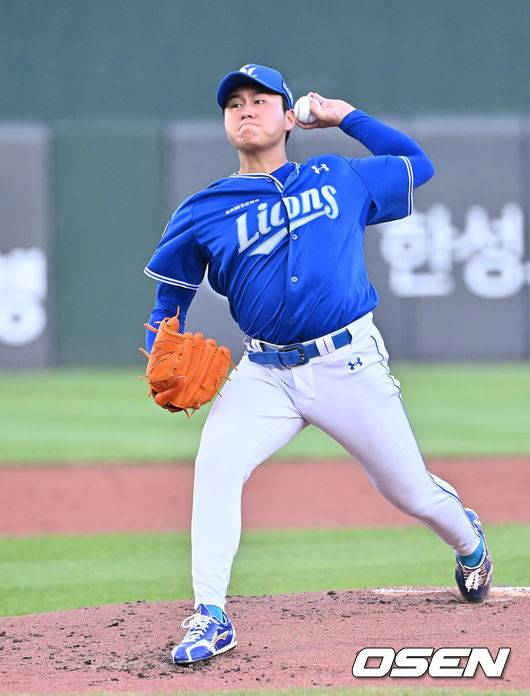 [OSEN=부산, 이석우 기자] 삼성 라이온즈 이승현 130 2025.08.17 / foto0307@osen.co.kr