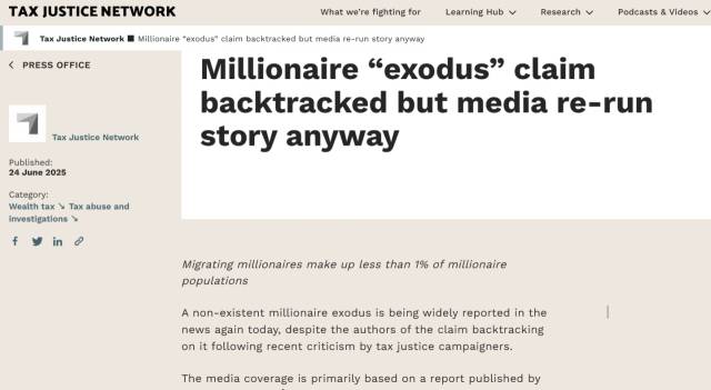 ▲'헨리보고서'를 반박한 조세정의네트워크의 보고서 ⓒ조세정의네트워크 홈페이지