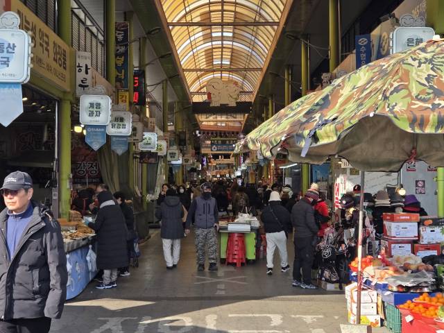 대구 달서구 감삼동 서남신시장. 정은빈 기자