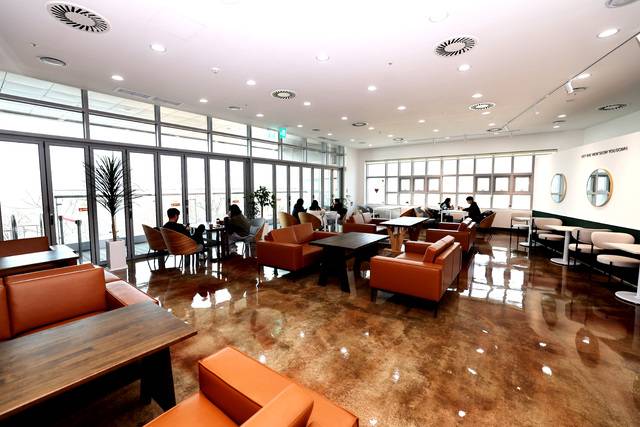 낙동강 전경이 아름다운 카페. 달성군 제공