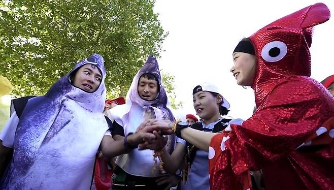 사진 = MBC '극한84' 방송 화면 / 프랑스 메독 마라톤, 권화운-기안84-이은지-츠키