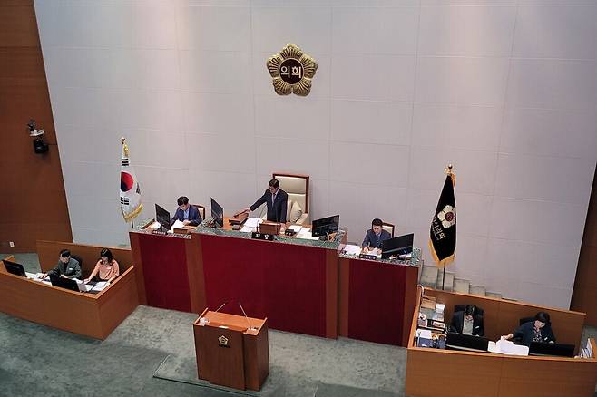 ▲ 성남시의회 본회의장. /인천일보 DB