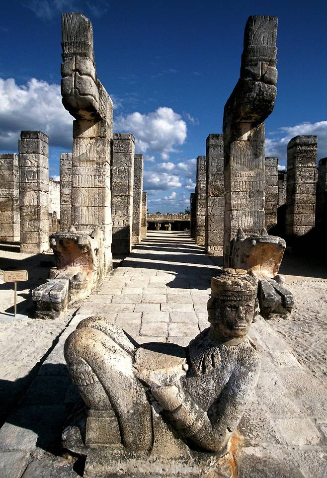 멕시코 유카탄의 ‘치첸잇사’의 마야 유적.